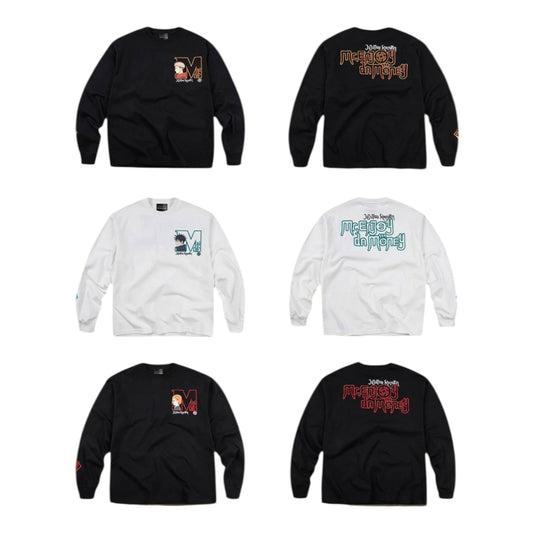 MEDM×咒術迴戰聯名-大M頭像刺繡字母長袖