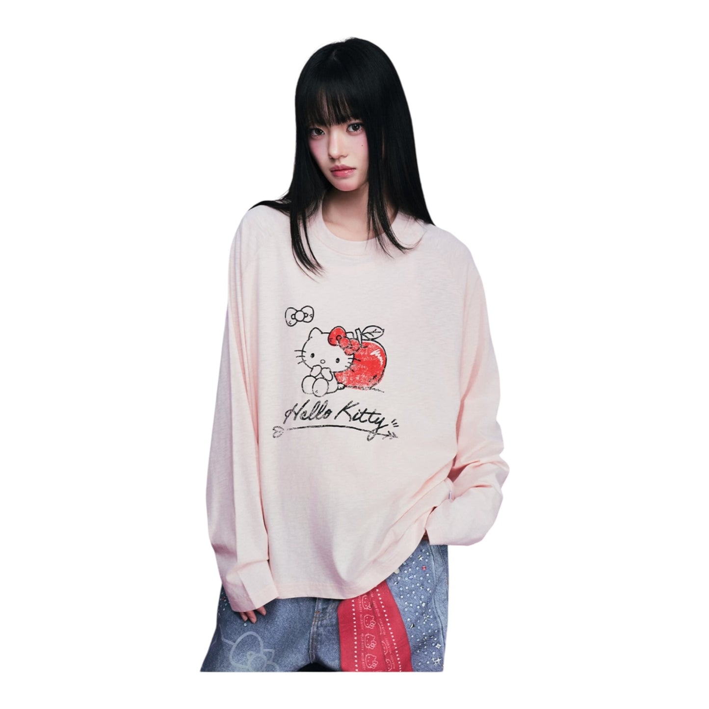 【HELLO KITTY官方聯名】蘋果kitty薄長袖