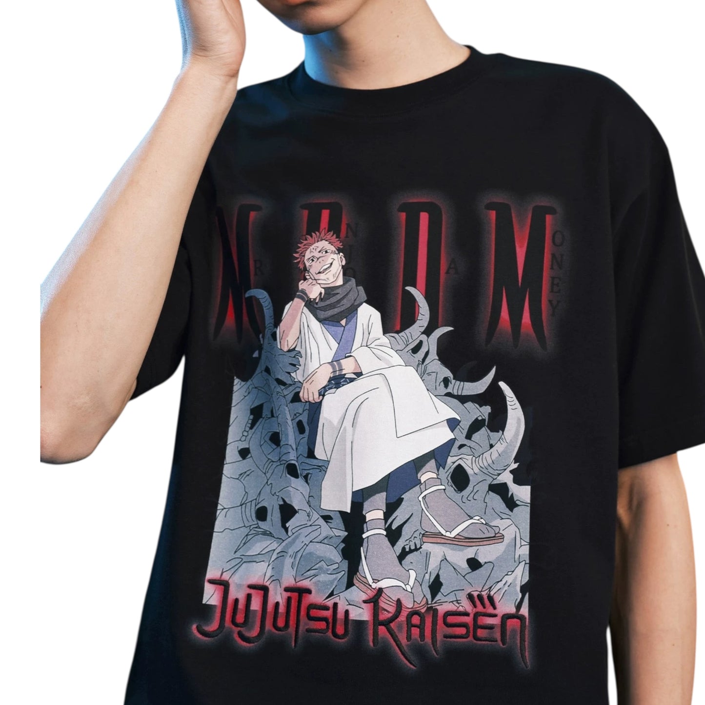 MEDM x 咒術迴戰聯名｜兩面宿儺印花短袖 T-shirt