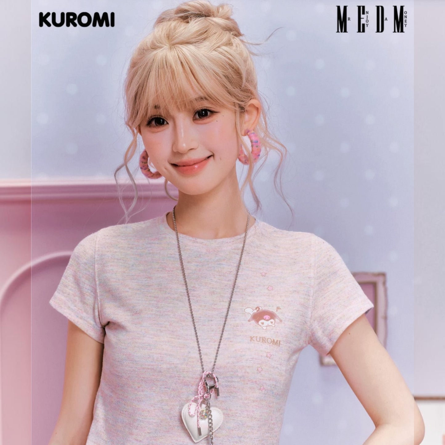 MEDM×三麗鷗家族系列 彩紗庫洛米短袖 女款