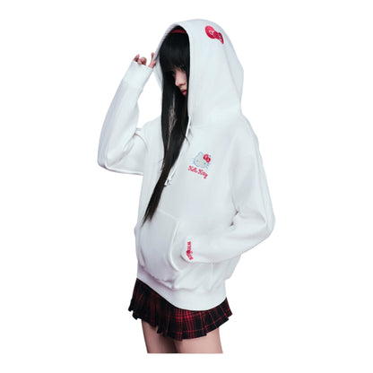 【HELLO KITTY官方聯名】愛心櫻桃帽T🍒