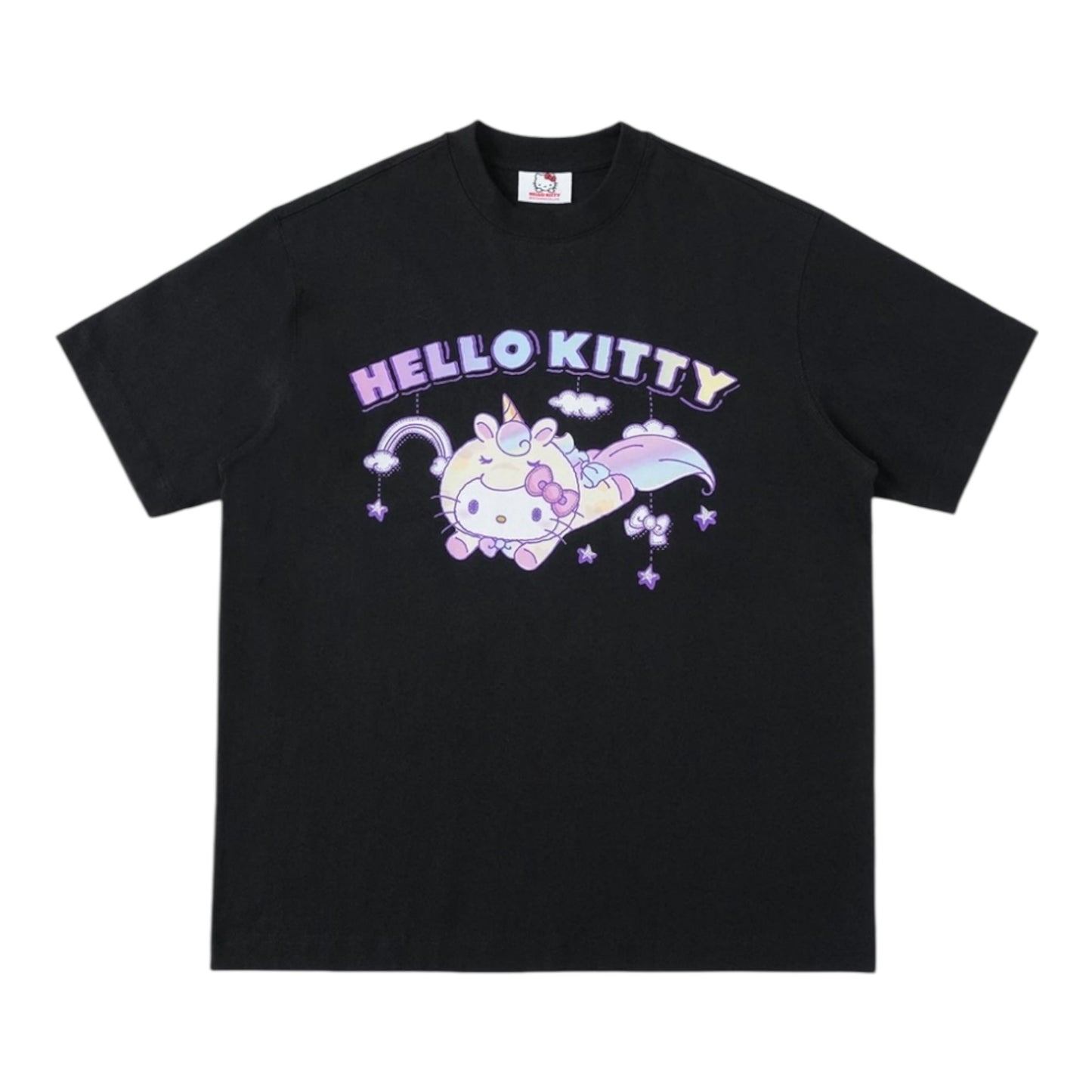 HELLO KITTY × WHOOSIS 獨角獸水鑽Tee
