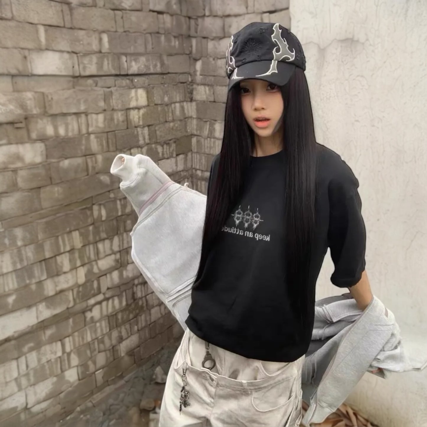 MU LAB 下擺破壞 短袖